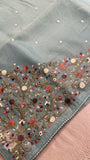 Premium Soft Organza Saree With Embroidery - 901991
