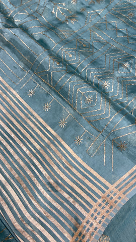 Premium Organza With Embroidery Saree