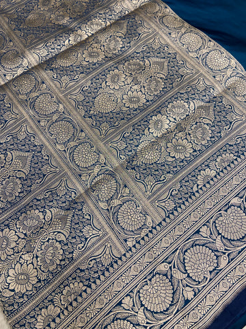 Premium Banarasi Crape Satin Silk Saree