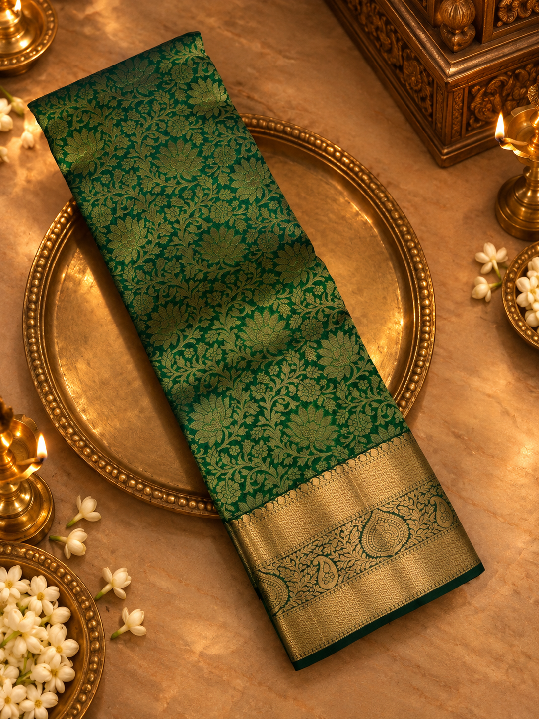 Pure Kanjeevaram Silk Saree- Silk mark certified- PS2360