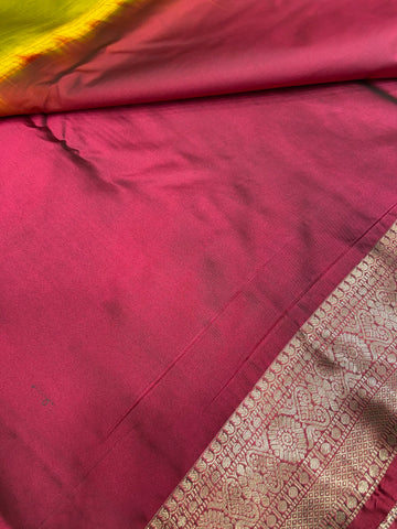 Half Mix Kanjeevaram Silk Saree