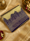Premium Bridal Semi Tissue Kanjeevaram Silk Saree