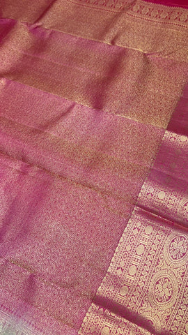 Half mix Kanjeevaram silk saree