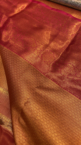 Half Mix Kanjeevaram Silk Saree