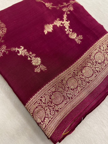 Premium Crape Satin Saree
