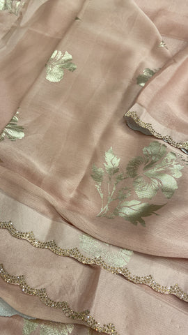 Premium Dola Silk With Border Work Saree