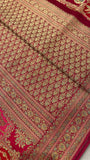 Premium Banarasi Crepe Kalamkari Saree - 902655
