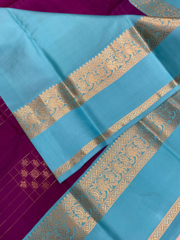 Pure Kanjeevaram silk mark certified saree