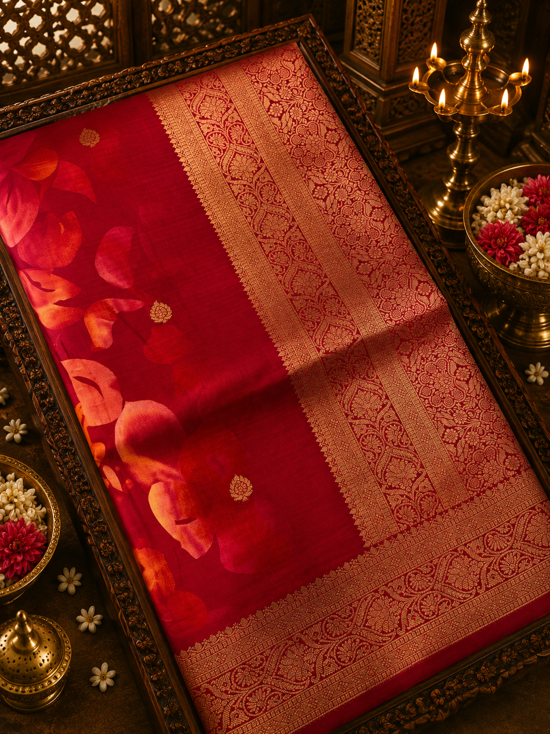 Digital Print Concept In Premium Semi Kanchipuram Silk Saree💗