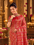 Premium Crepe Chinnon Silk Saree
 - 902742