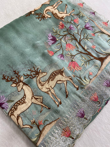 Premium Tissue Organza Saree