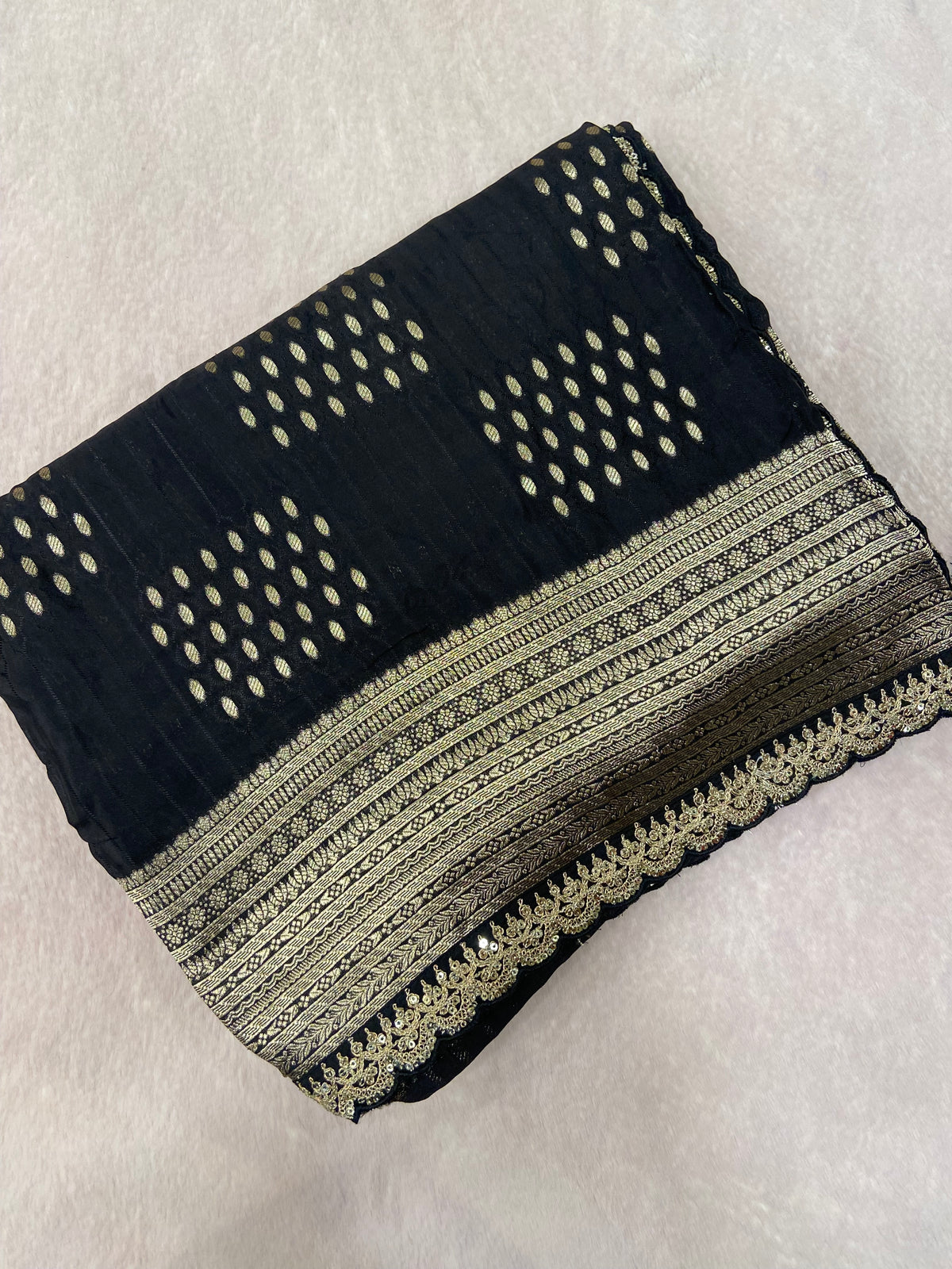 Pure Chinnon Saree