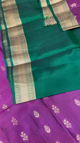 Half Mix Kanjeevaram Silk Saree