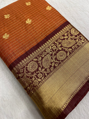 Semi Kanchipuram silk saree