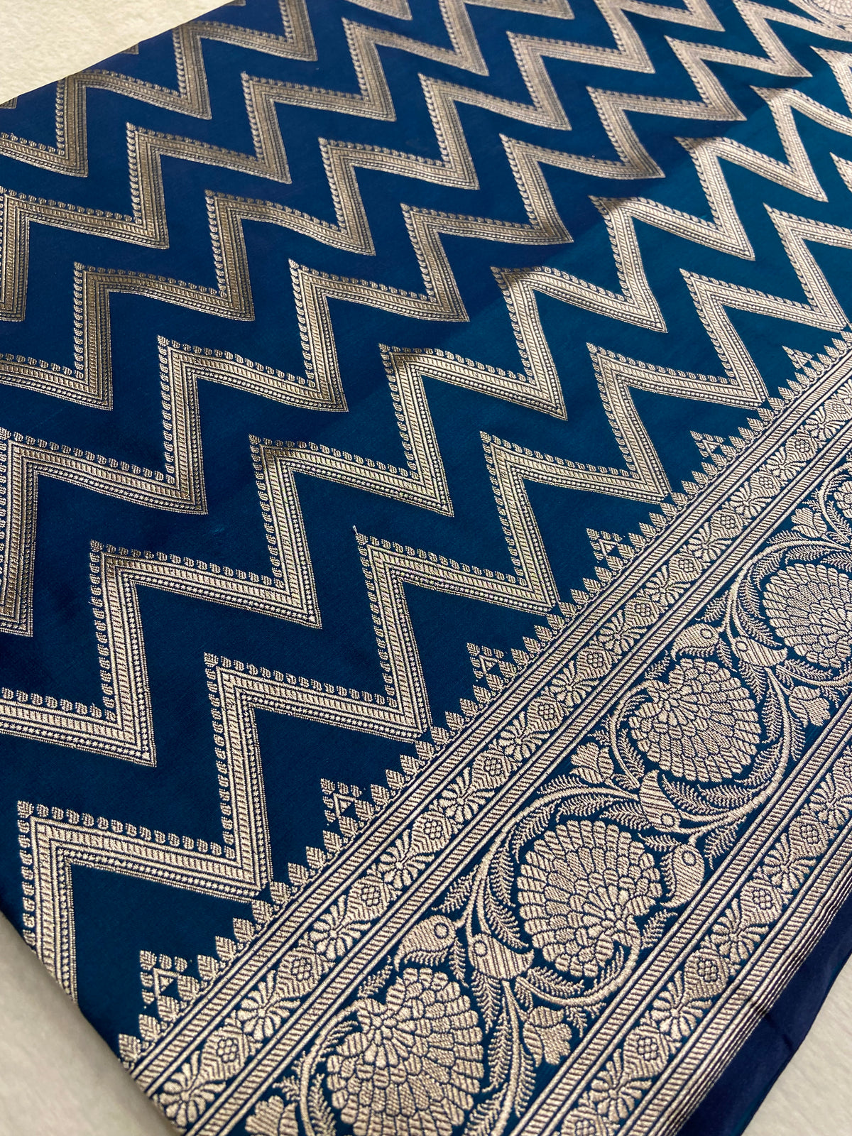 Premium Banarasi Crape Satin Silk Saree