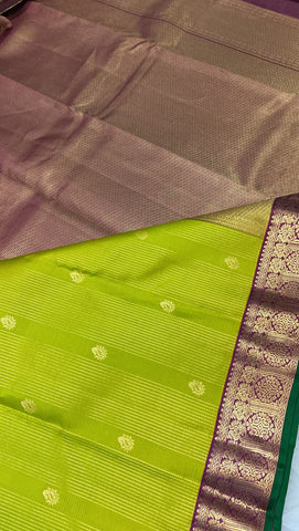 Pure Kanjeevaram silk mark certified saree