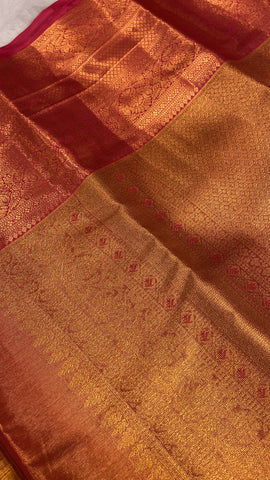 Half Mix Kanjeevaram Silk Saree