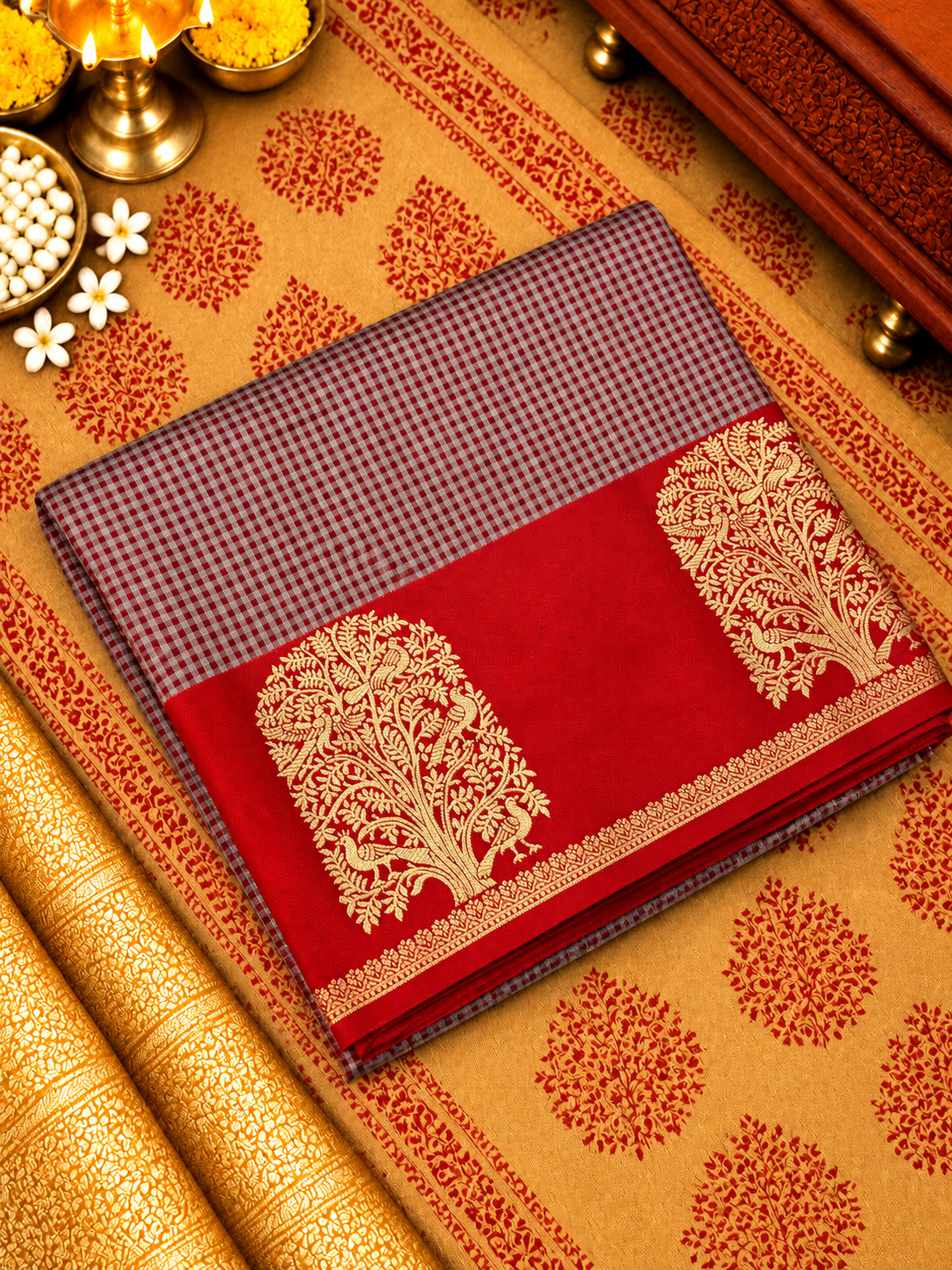 Premium Semi Kanjeevaram Silk Saree - 903000