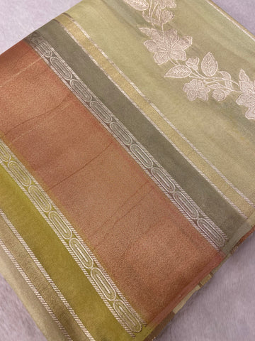 Premium Banarasi Crepe Silk Saree