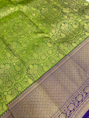 Half mix Kanjeevaram silk saree
