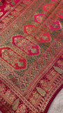 Premium Banarasi Crepe Satin Silk Saree - 902824