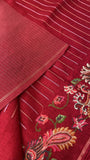 Pure Tassar Saree With Embroidery - 901985