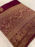Premium Crush Georgette Saree