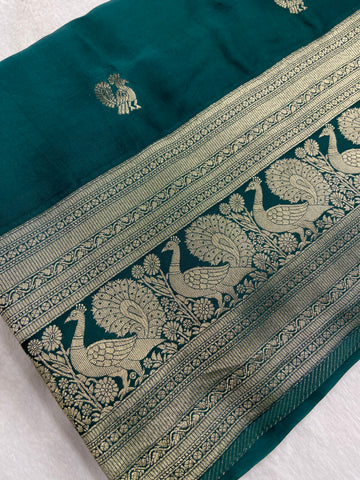 Premium crepe satin silk saree