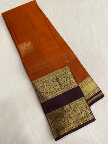 Pure zari handloom Kanjeevaram silk mark certified saree