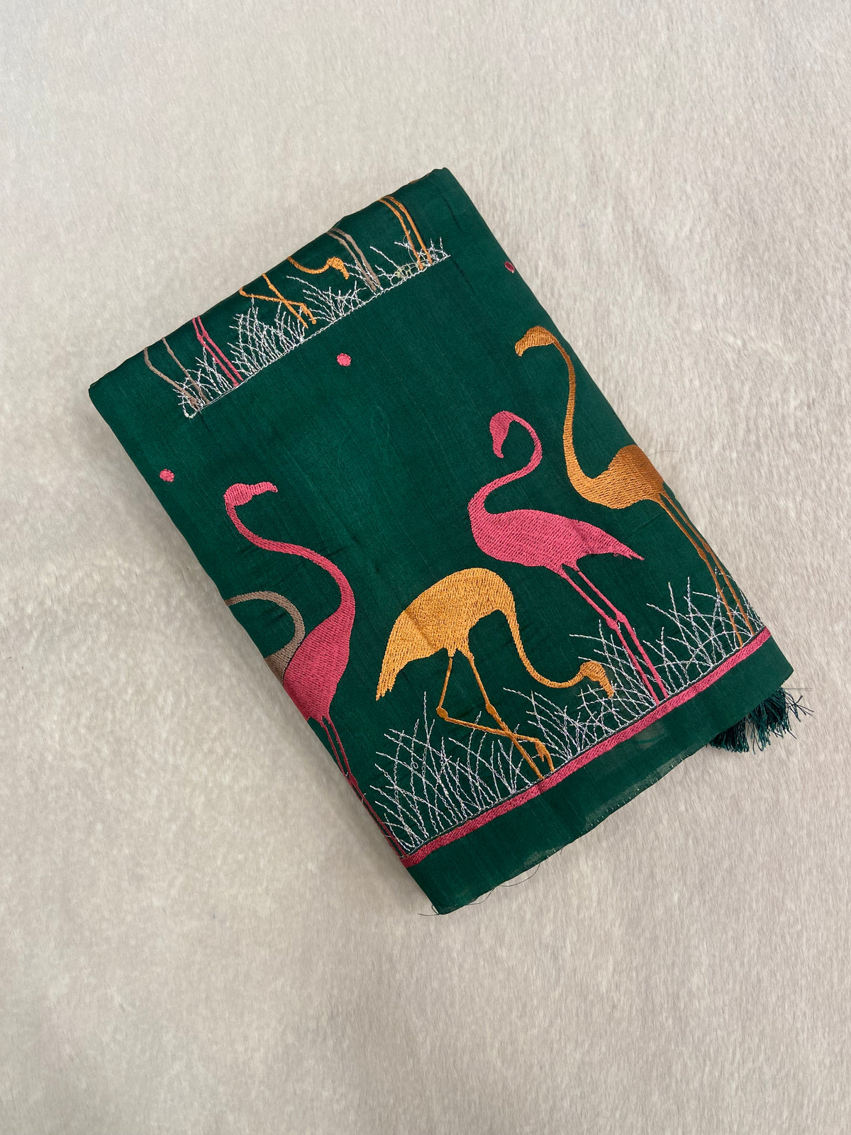 Premium Kosa Embroidery Saree