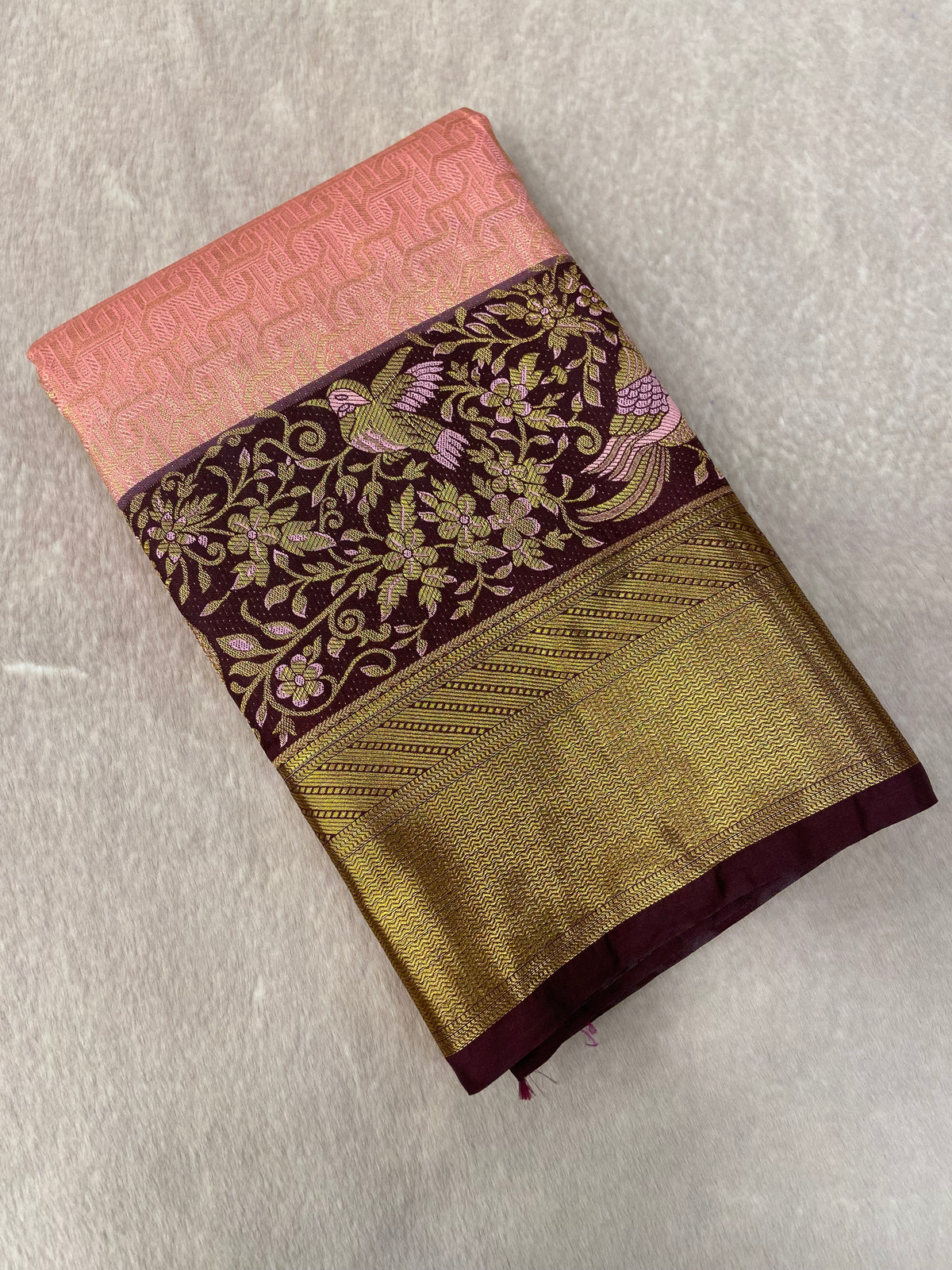 Premium Bridal Semi Kanchipuram Silk Saree