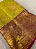 Pure Mix Kanjeevaram Silk Saree - PS2438