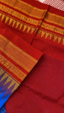 Premium Quality Gadhwal cotton Saree💙- 902664