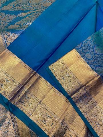 Pure Handloom Kanjeevaram Silk Mark Certified Saree
