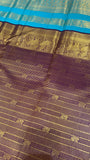 Pure 1G zari handloom Kanjeevaram silk saree- Silk mark certified- PS2460