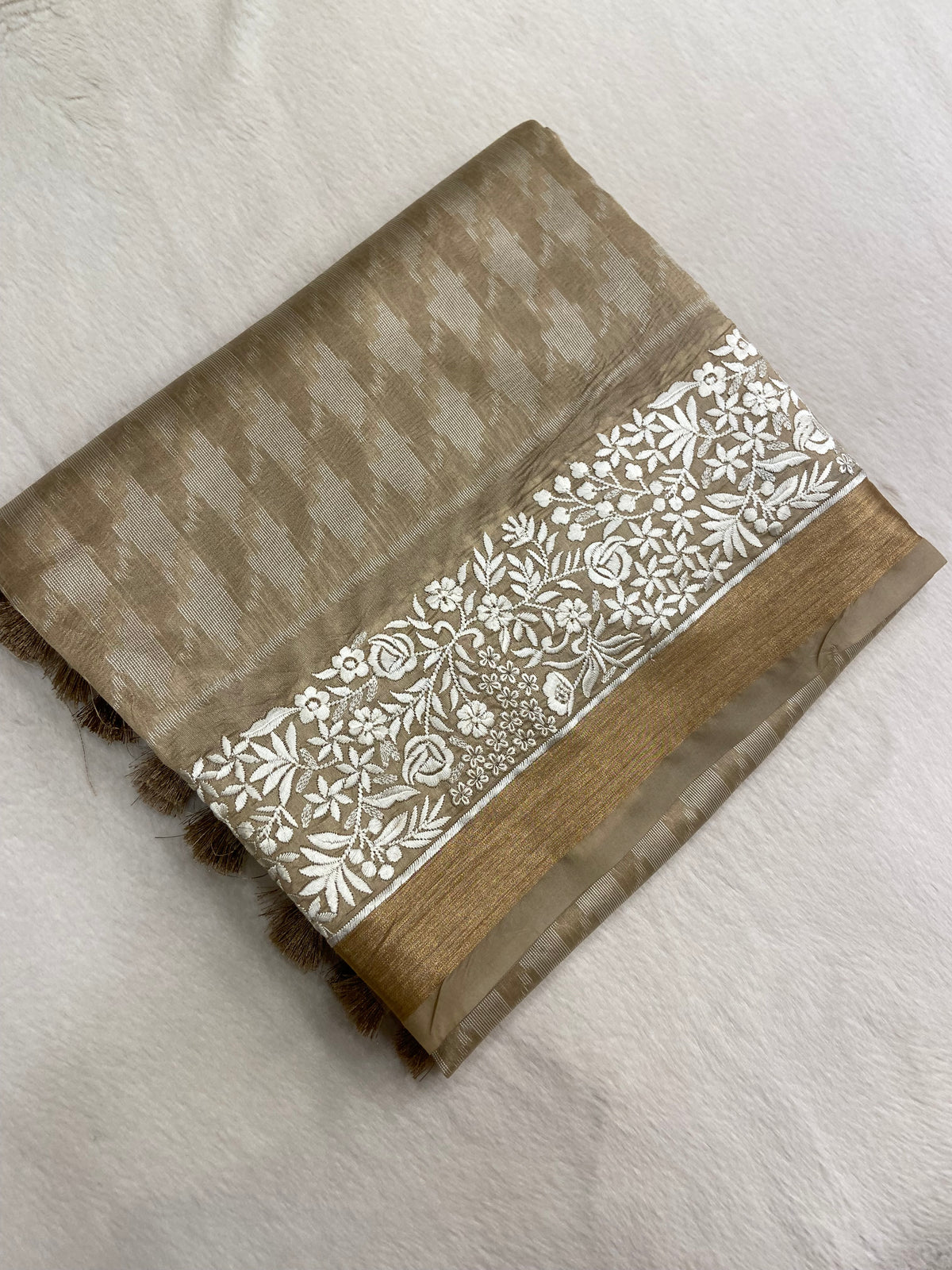 Raw mango silk saree