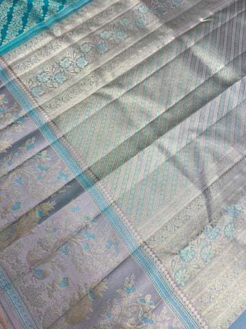 Pure Zari Handloom Kanjeevaram Silk Mark Certified Saree