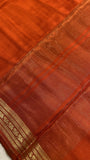 Premium semi mysore crepe silk saree