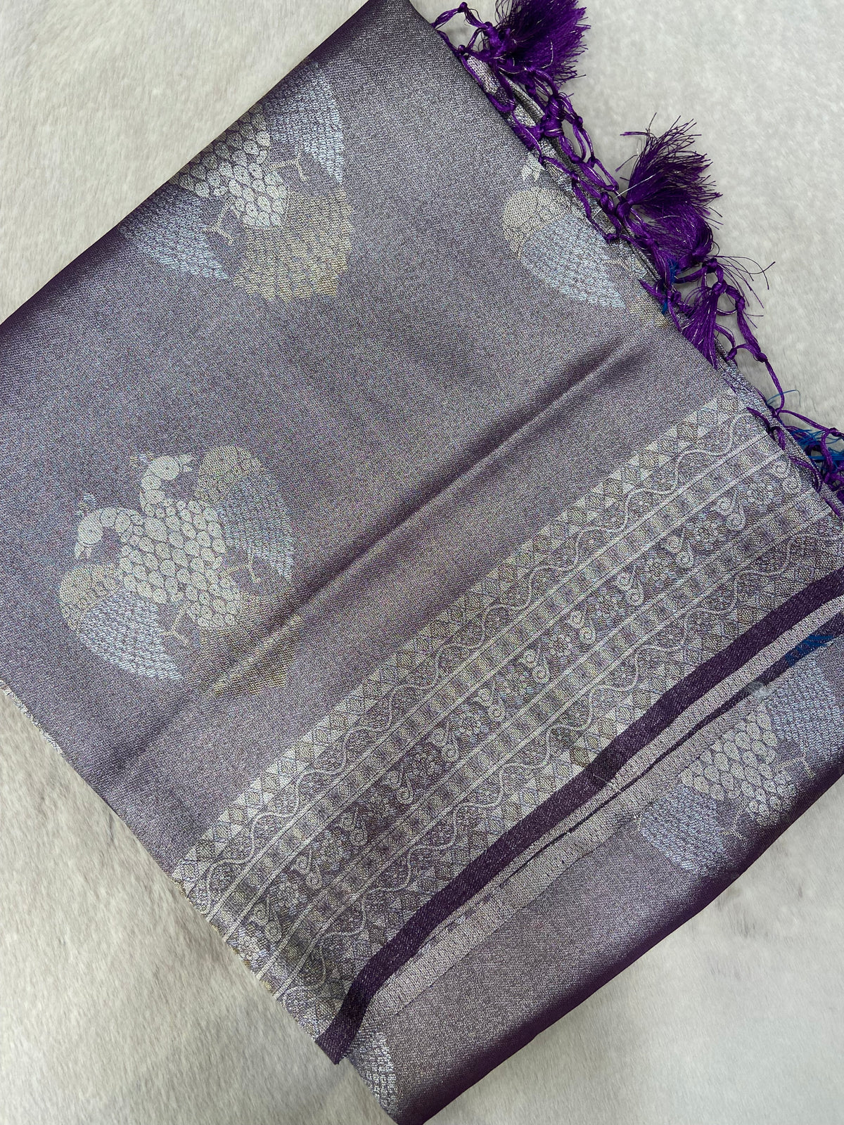 Bridal Semi Tissue Silk Saree