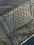 Premium semi Kanjeevaram silk saree- Bottle green