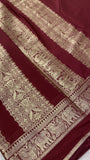 Pure Mix Mysore Crepe Silk Saree