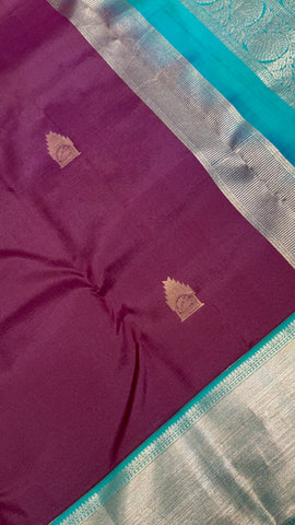 Pure Kanjeevaram silk mark certified saree
