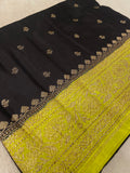 Pure Crepe Banarasi Silk Saree
