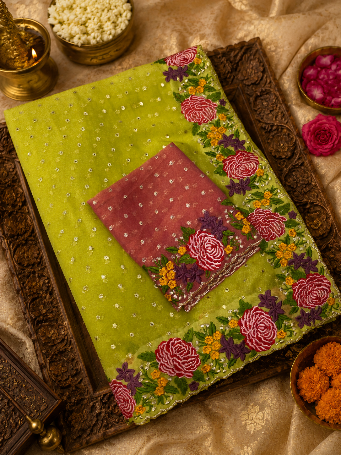 Designer Soft Tissue Saree