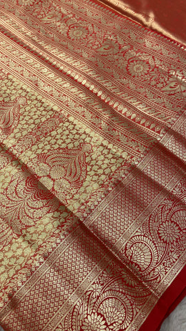 Bridal Semi Tissue Silk Saree