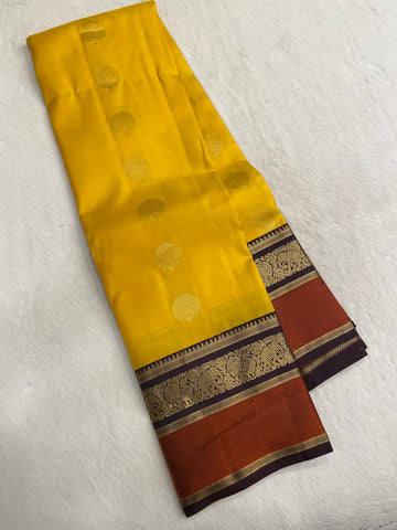 Pure Kanjeevaram silk mark certified saree