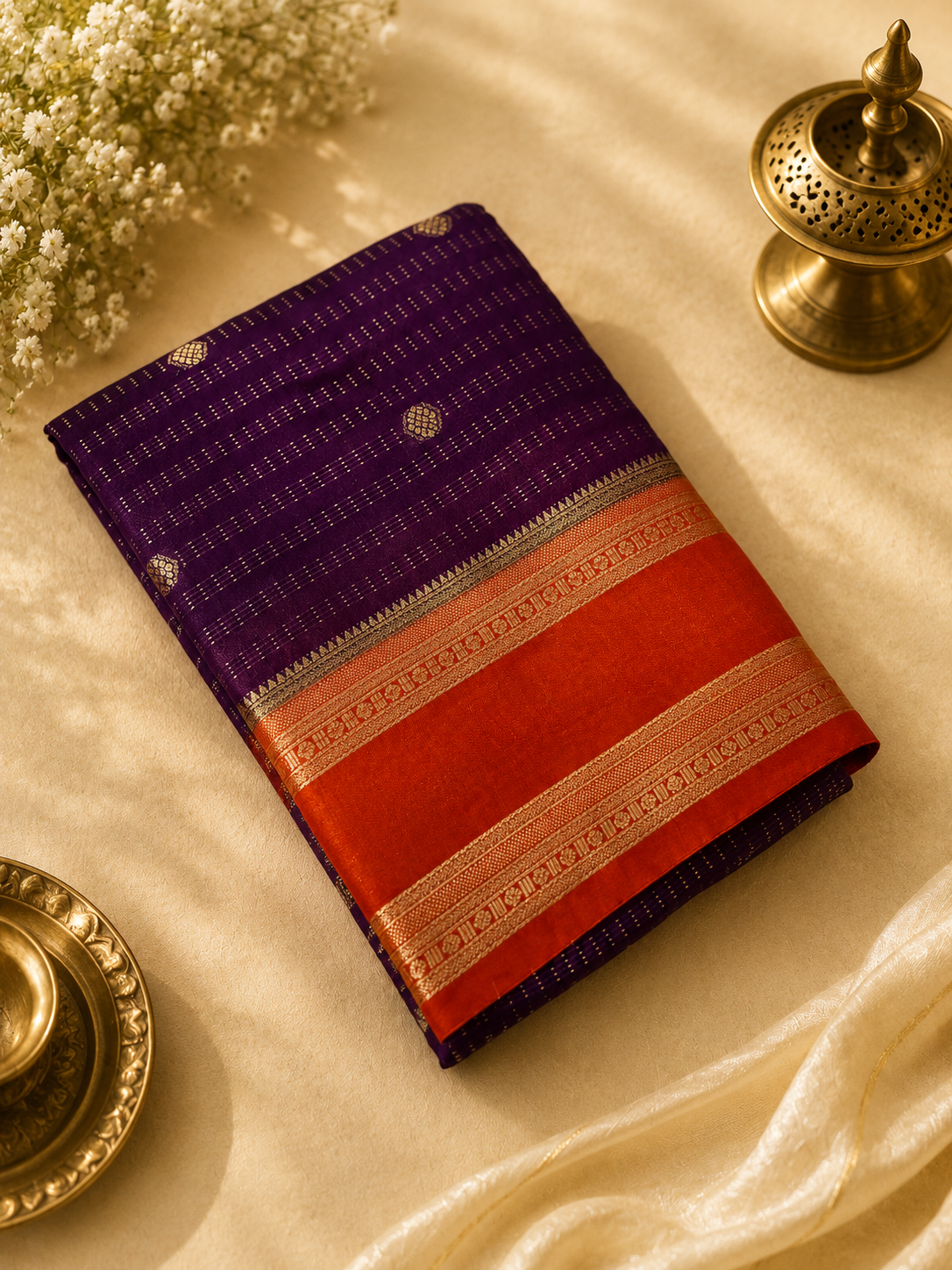 Premium Semi Chanderi Saree
