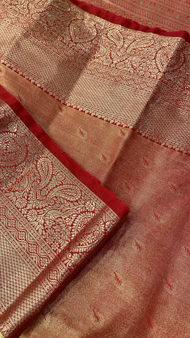 Bridal Semi Tissue Silk Saree