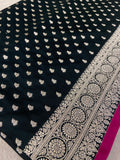 Premium Banarasi Crepe Satin Silk Saree -902860