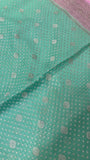 Pure crepe khaddi Banarasi saree- Silk mark certified